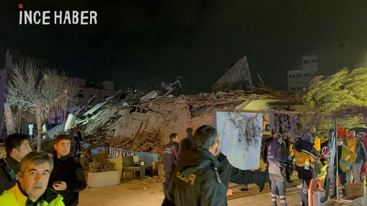 Konya Selçuklu'da 3 Katlı Bina Çöktü: Arama Kurtarma Çalışmaları Sürüyor