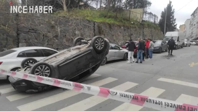 İstanbul'da Zincirleme Kaza: 7 Araç Hasar Gördü